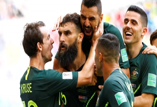 مونديال روسيا: التعادل الايجابي 1-1 يحسم لقاء الدنمارك واستراليا